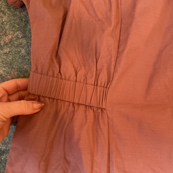 LOFT Mauve Button-Down Dress - Picture 3 of 9